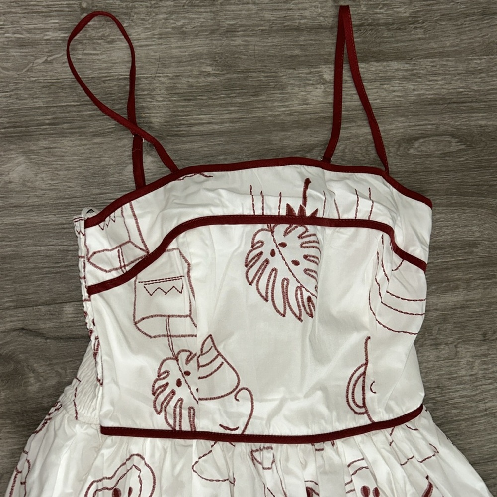 🇺🇸Firm Price🇺🇸 NWOT Moon River palm print Midi Dress - Picture 6 of 12